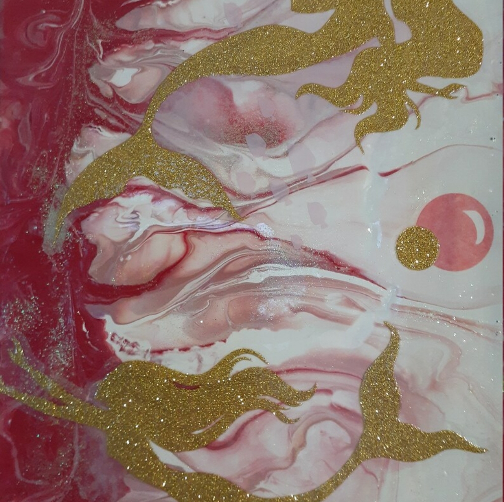 "Against the Current" Mermaid Painting